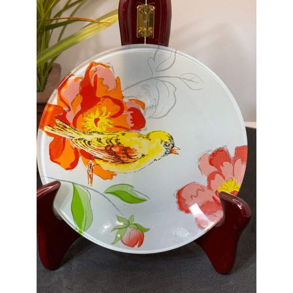 Glass Multi-Color Decorative Plate - Picture 5 of 7